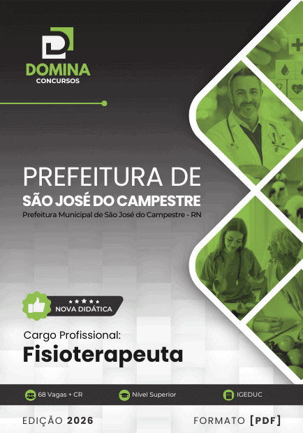 Apostila Fisioterapeuta São José do Campestre RN 2026 1 Apostila Fisioterapeuta São José do Campestre RN 2026
