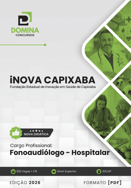 Apostila Fonoaudiólogo Hospitalar iNOVA Capixaba 2026 1 Apostila Fonoaudiólogo Hospitalar iNOVA Capixaba 2026