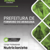 Apostila Nutricionista Formoso do Araguaia TO 2025