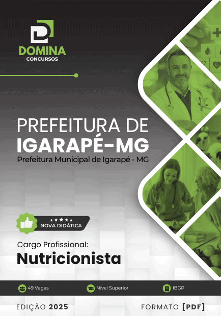 Apostila Nutricionista Igarapé MG 2025 1 Apostila Nutricionista Igarapé MG 2025