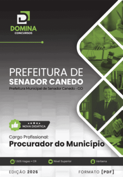 Apostila Procurador do Município Senador Canedo GO 2026