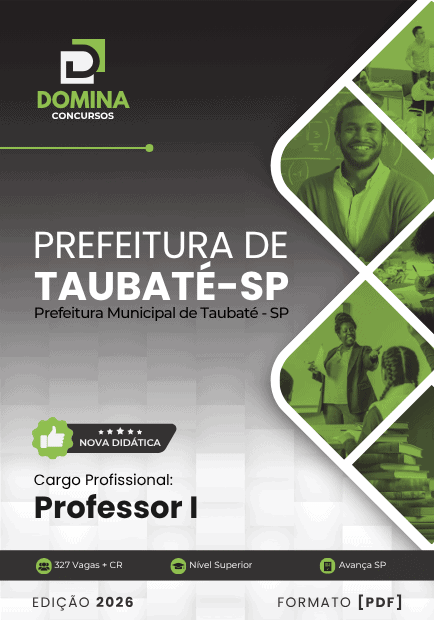 Apostila Professor I Taubaté SP 2026 1 Apostila Professor I Taubaté SP 2026