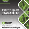 Apostila Professor III Língua Portuguesa Taubaté SP 2026