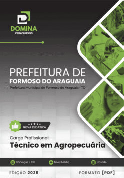 Apostila Técnico em Agropecuária Formoso do Araguaia TO 2025