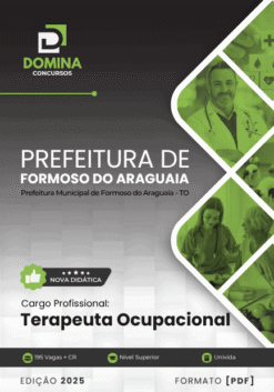 Apostila Terapeuta Ocupacional Formoso do Araguaia TO 2025