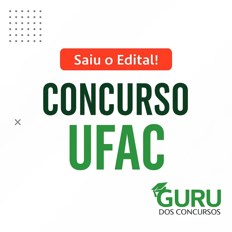 edital concurso ufac