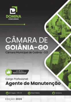 Apostila Agente de Manutenção Câmara Goiânia GO 2026