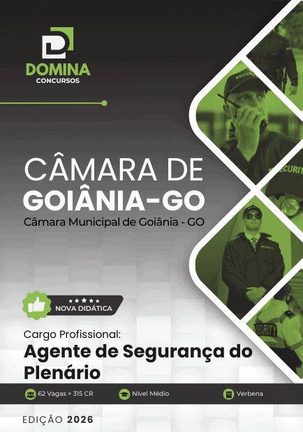 Apostila Agente de Segurança do Plenário Câmara Goiânia GO 2026 1 Apostila Agente de Segurança do Plenário Câmara Goiânia GO 2026