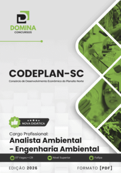 Apostila Analista Ambiental Engenharia Ambiental CODEPLAN SC 2026