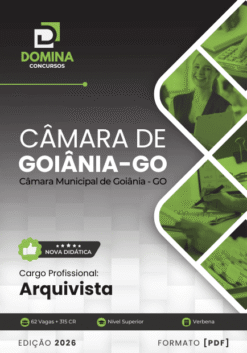 Apostila Arquivista Câmara Goiânia GO 2026
