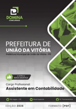 Apostila Assistente em Contabilidade União da Vitória PR 2026