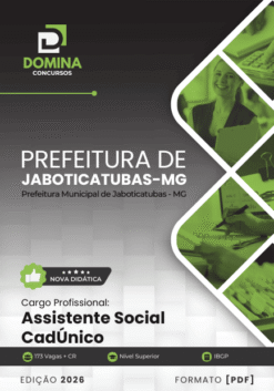 Apostila Assistente Social Jaboticatubas MG 2026
