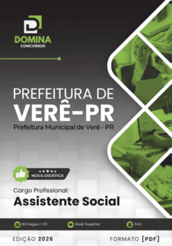 Apostila Assistente Social Verê PR 2025