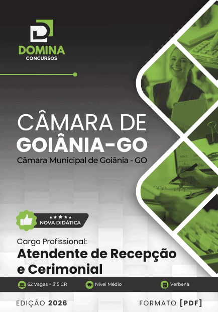 Apostila Atendente de Recepção e Cerimonial Câmara Goiânia GO 2026 1 Apostila Atendente de Recepção e Cerimonial Câmara Goiânia GO 2026