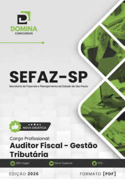 Apostila Auditor Fiscal Gestão Tributária SEFAZ SP 2026