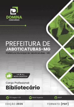 Apostila Bibliotecário Jaboticatubas MG 2026