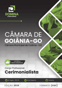 Apostila Cerimonialista Câmara Goiânia GO 2026