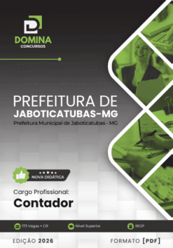 Apostila Contador Jaboticatubas MG 2026