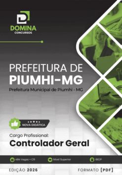 Apostila Controlador Geral Piumhi MG 2026