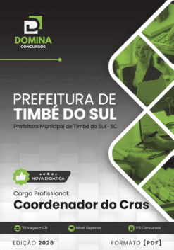 Apostila Coordenador do CRAS Timbé do Sul SC 2026