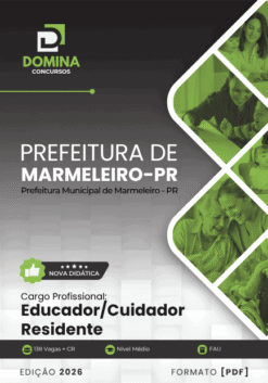 Apostila Educador Cuidador Residente Marmeleiro PR 2026