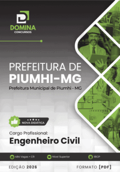 Apostila Engenheiro Civil Piumhi MG 2026