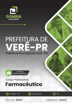 Apostila Farmacêutico Verê PR 2025