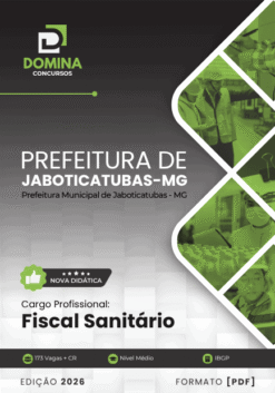 Apostila Fiscal Sanitário Jaboticatubas MG 2026