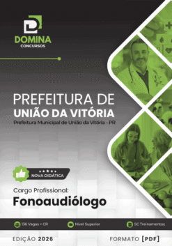 Apostila Fonoaudiólogo União da Vitória PR 2026