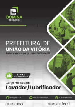 Apostila Lavador Lubrificador União da Vitória PR 2026