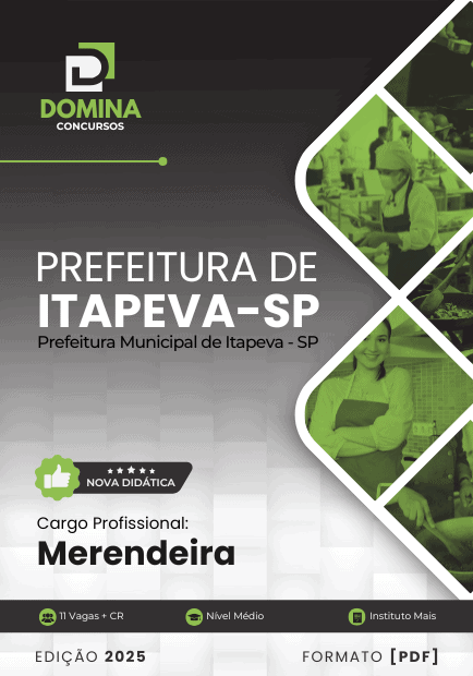 Apostila Merendeira Itapeva SP 2025 1 Apostila Merendeira Itapeva SP 2025