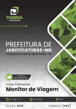 Apostila Monitor de Viagem Jaboticatubas MG 2026