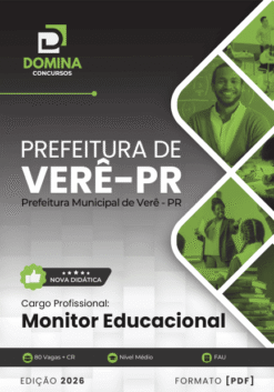 Apostila Monitor Educacional Verê PR 2025