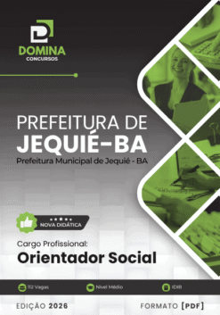 Apostila Orientador Social Jequié BA 2026