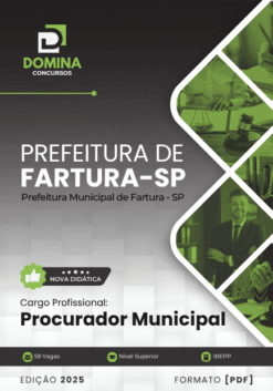 Apostila Procurador Municipal Fartura SP 2025