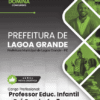 Apostila Professor de Educação Infantil Pré-Escola Lagoa Grande PE 2025