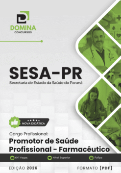 Apostila Promotor de Saúde Profissional Farmacêutico SESA PR 2026