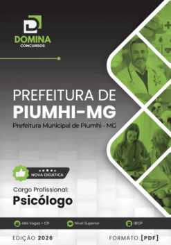 Apostila Psicólogo Piumhi MG 2026