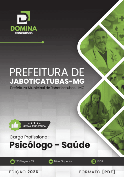 Apostila Psicólogo Saúde Jaboticatubas MG 2026 1 Apostila Psicólogo Saúde Jaboticatubas MG 2026