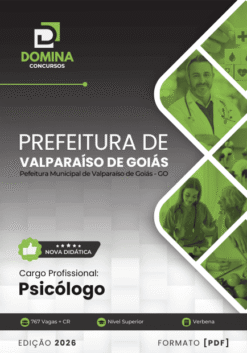 Apostila Psicólogo Valparaíso de Goiás GO 2026