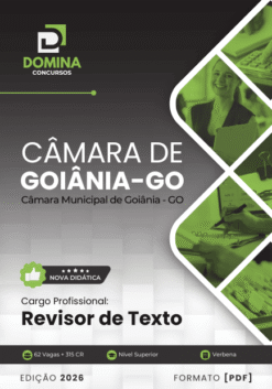Apostila Revisor de Texto Câmara Goiânia GO 2026