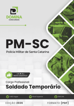 Apostila Soldado Temporário PM SC 2026