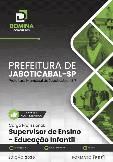 Apostila Supervisor de Ensino Educação Infantil Jaboticabal SP 2026 1 Apostila Supervisor de Ensino Educação Infantil Jaboticabal SP 2026