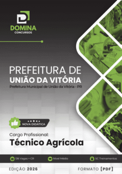 Apostila Técnico Agrícola União da Vitória PR 2026