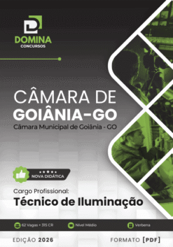 Apostila Técnico de Iluminação Câmara Goiânia GO 2026