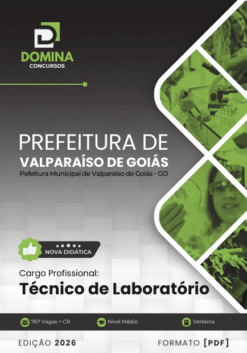 Apostila Técnico de Laboratório Valparaíso de Goiás GO 2026