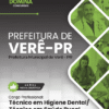 Apostila Técnico em Higiene Dental Técnico em Saúde Bucal Verê PR 2025