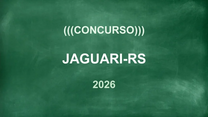 Concurso Prefeitura Jaguari-RS: 25 Vagas e até R$ 5.153! Confira! 10 concurso prefeitura de jaguari rs 25 vagas