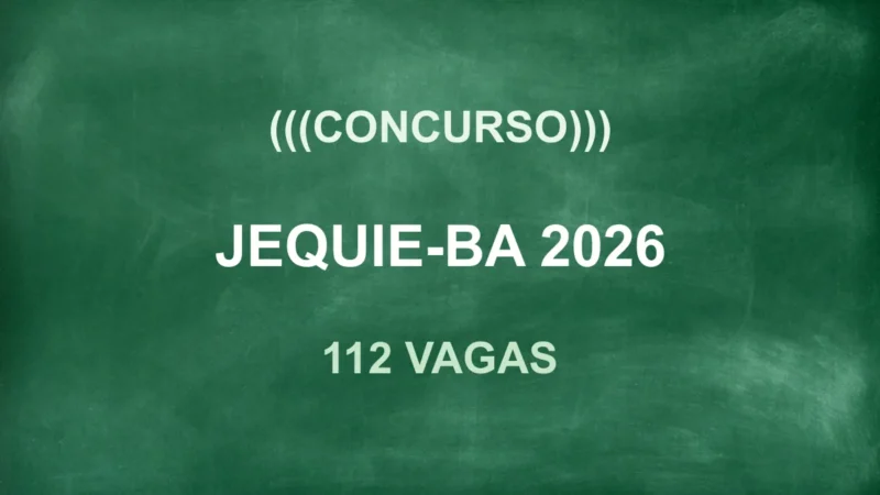 Concurso Jequié-BA: Edital retificado! Salários até R$ 4.182! 8 featured 16