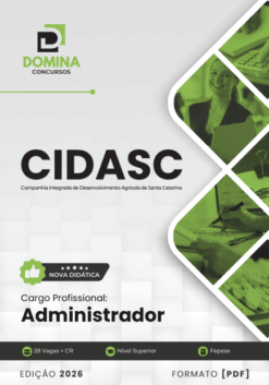 Apostila CIDASC 2023 - Assistente Administrativo 10 Apostila Administrador CIDASC 2026